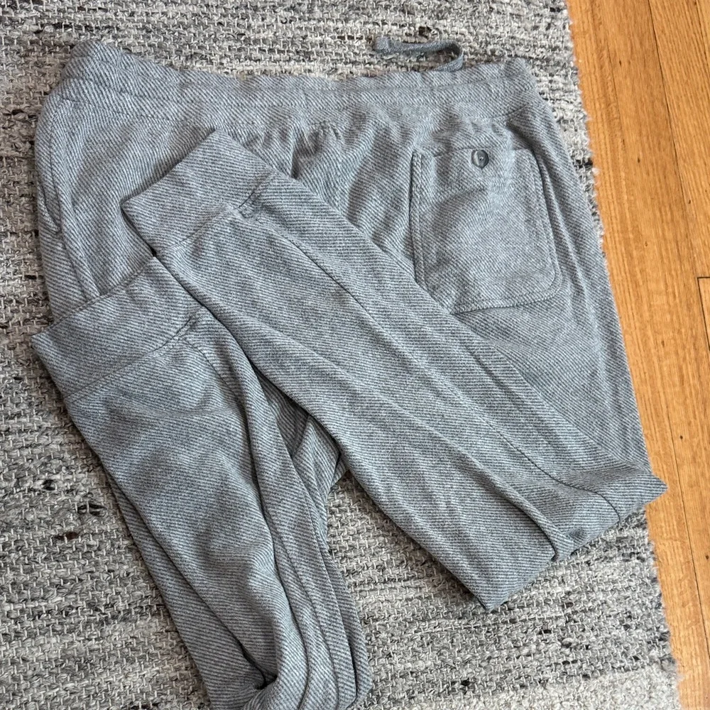Father Ty Gray Ribbed Lounge Pants Large